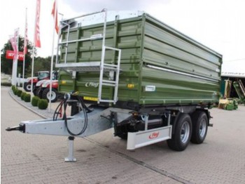 Fliegl Fox TDK 200 mit Abrollplane und 40km/h - Farm tipping trailer/ Dumper