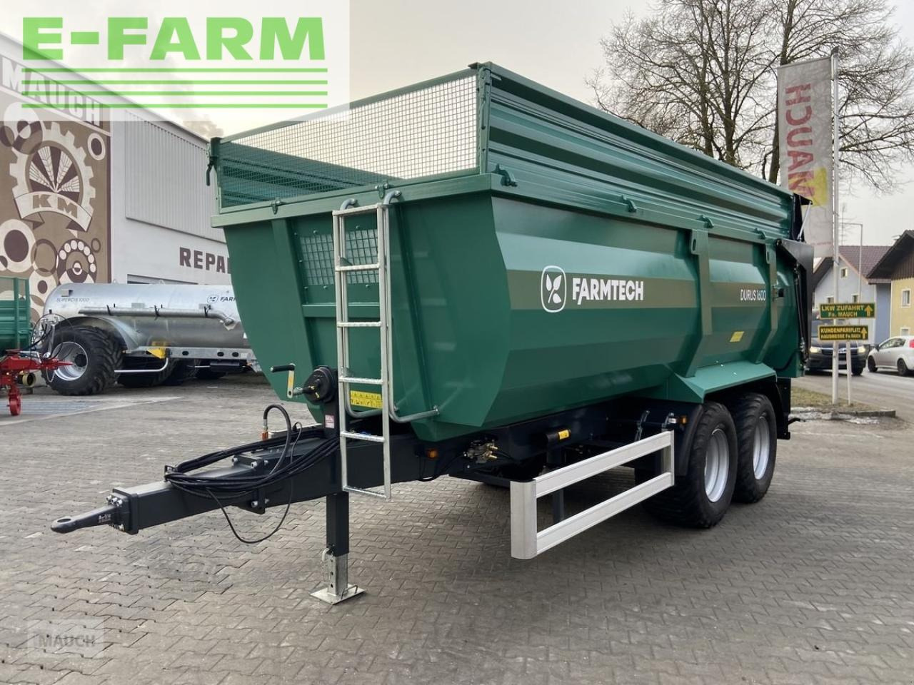Farmtech durus 1600 - Farm tipping trailer/ Dumper: picture 4