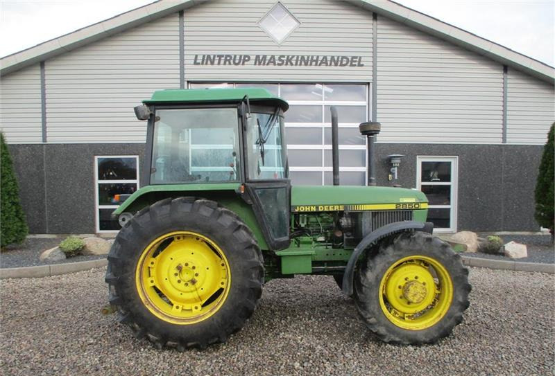 Farm tractor John Deere 2850 Med nye bagdæk på og orginale 50kgs frontvægt: picture 6
