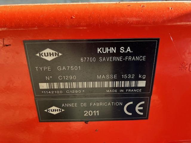 Kuhn ga7501 - Tedder/ Rake: picture 5