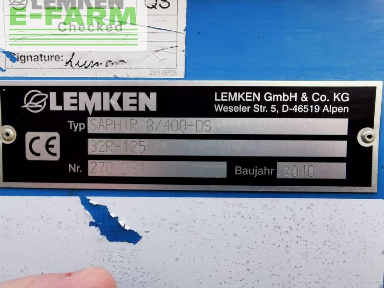 Lemken saphir/zirkon - Seed drill: picture 1