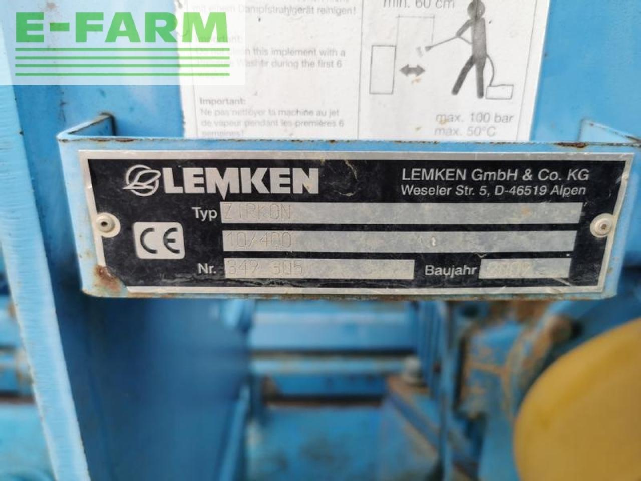 Lemken saphir/zirkon - Seed drill: picture 2