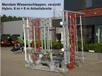 New Chain harrow Mandam Wiesenschleppe Hybro, 6,00 m + 8,00 m, verzinkt,: picture 1
