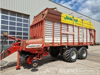 Farm trailer Pottinger Jumbo 6000 Twin Axle Silage Wagen: picture 1