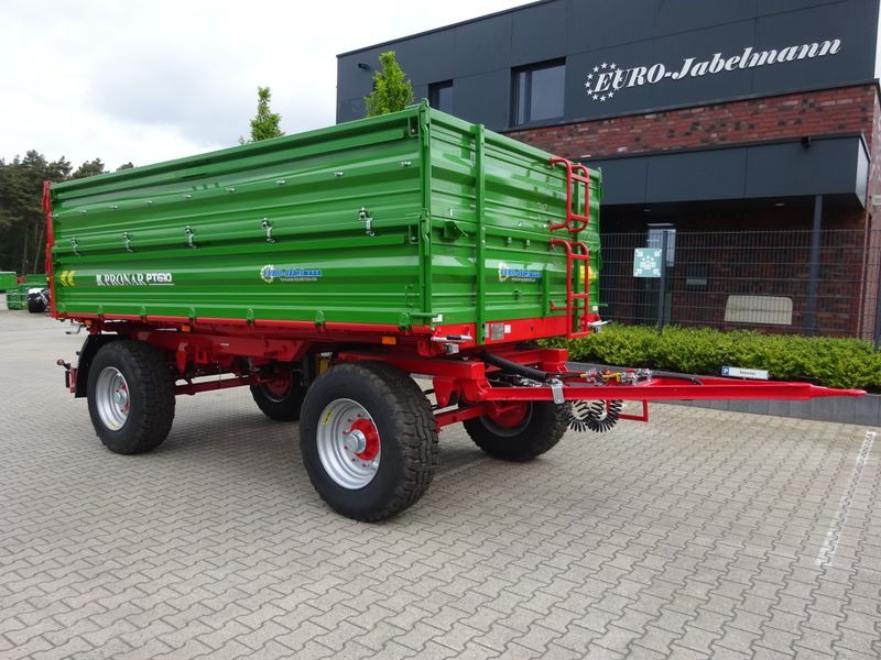 Pronar Anhänger Zweiachsdreiseitenkipper PT 610, 14,2 t  - Farm tipping trailer/ Dumper: picture 1