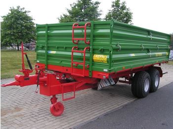 New Farm tipping trailer/ Dumper Pronar Tandemdreiseitenkipper, T 663/2; 10 to, Druckluf: picture 1