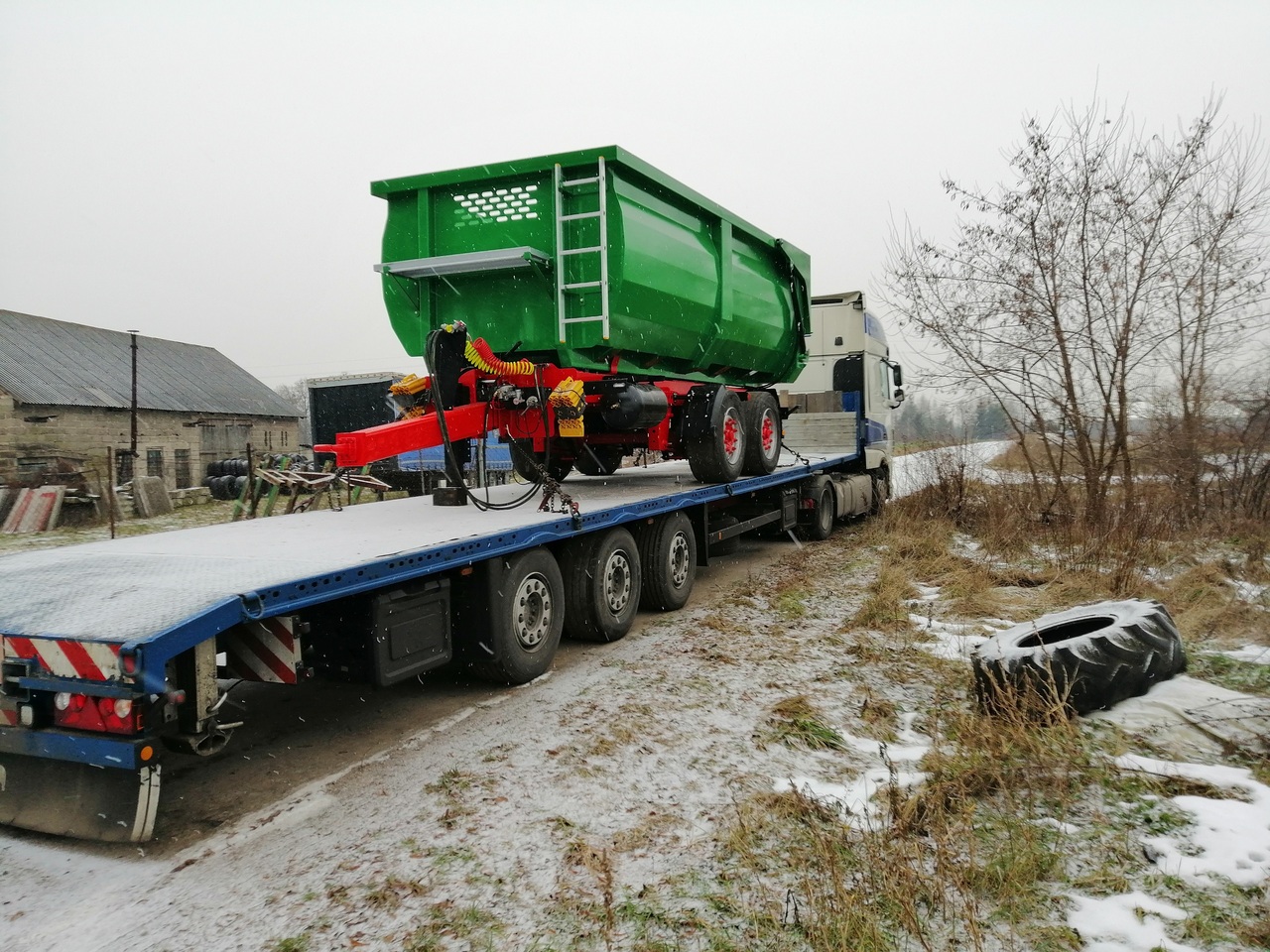SCHMITZ 18 - Farm tipping trailer/ Dumper: picture 2