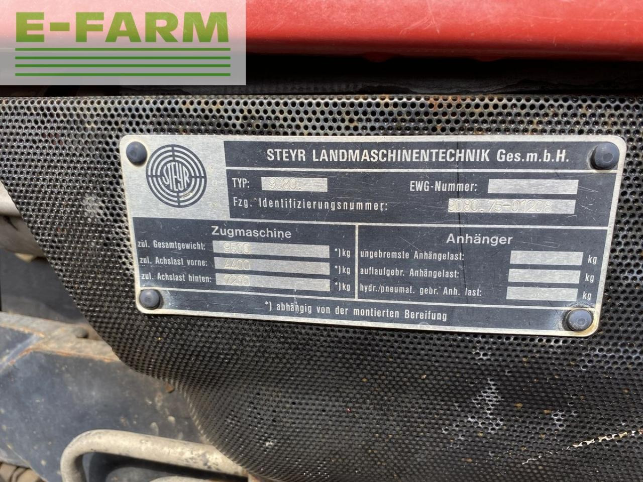 Farm tractor Steyr 9145 a profi: picture 9