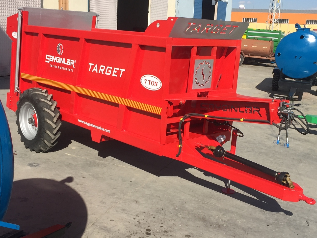 TARGET 10 TON HYDRAULIC PUSH MANURE SPREADER - Manure spreader: picture 1