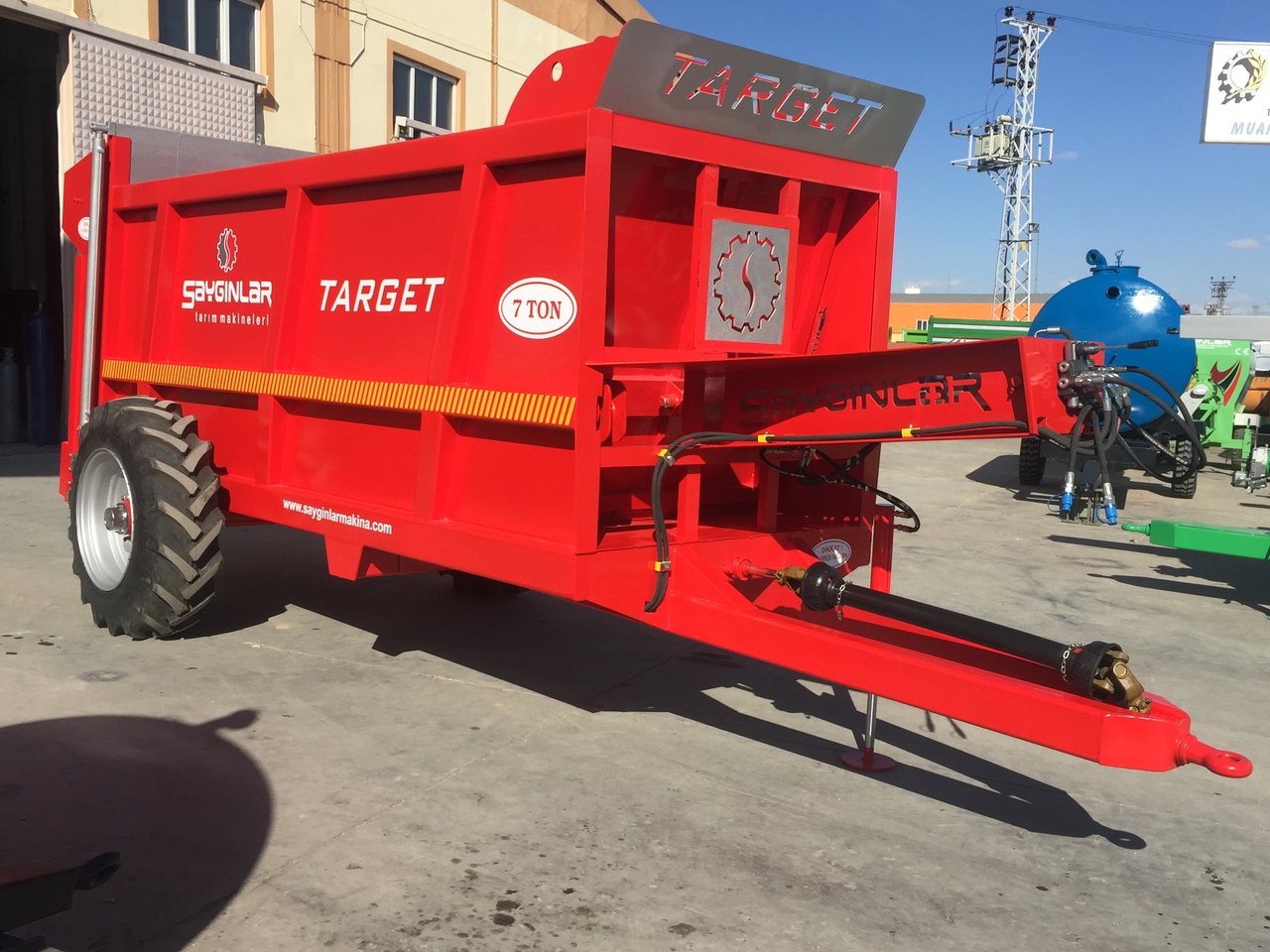 TARGET 10 TON HYDRAULIC PUSH MANURE SPREADER - Manure spreader: picture 2