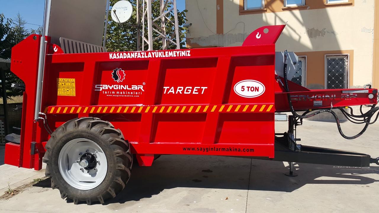 TARGET 5 TON HYDRAULIC PUSH MANURE SPREADER - Manure spreader: picture 4