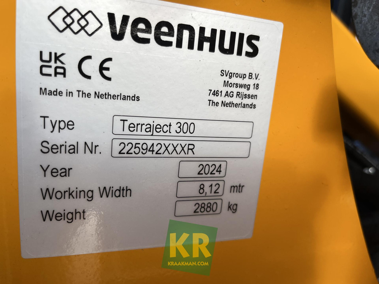 New Slurry injector Terraject 300/8.12 Veenhuis: picture 7