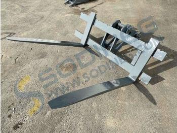 Forks for Construction machinery 1100mm - Axes 50mm: picture 1