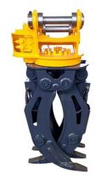 AME Hydraulic 360° Rotating Grab - Grapple for Excavator: picture 4