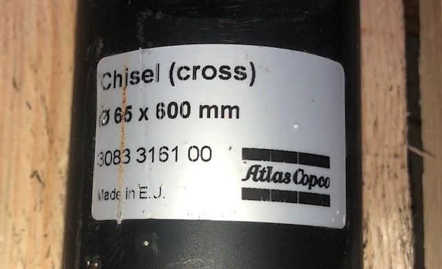 ATLAS COPCO SB200, SBC410 CHISEL 3083316100 - Hydraulic hammer for Mini excavator: picture 2
