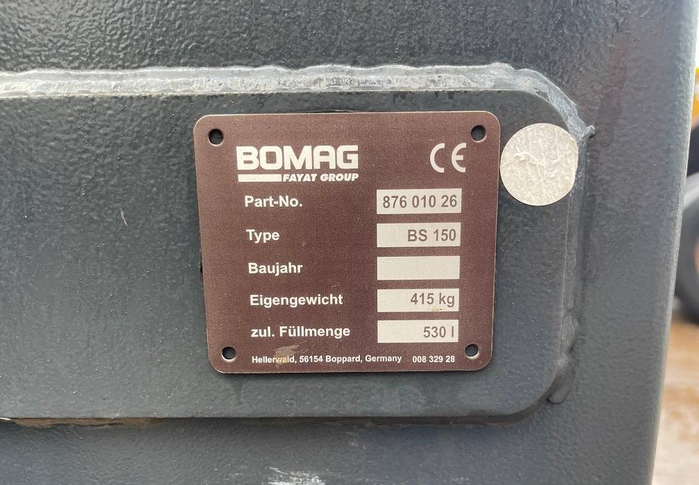Bomag BS 150 (UNUSED)  - Attachment for Road roller: picture 5
