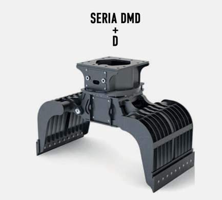 DEMOQ DMD 45 S Hydraulic Polyp -grab 130 kg - Grapple for Construction machinery: picture 3