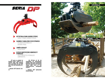 New Grapple for Construction machinery DEMOQ DP062 Log Grab 860 kg: picture 3