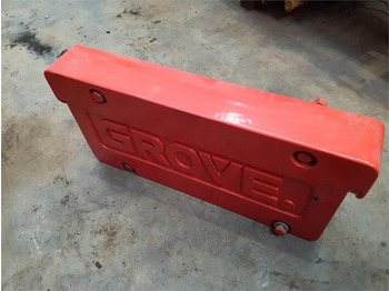 Grove GMK 5130-2 counterweight 1 ton - Counterweight for Construction machinery: picture 1