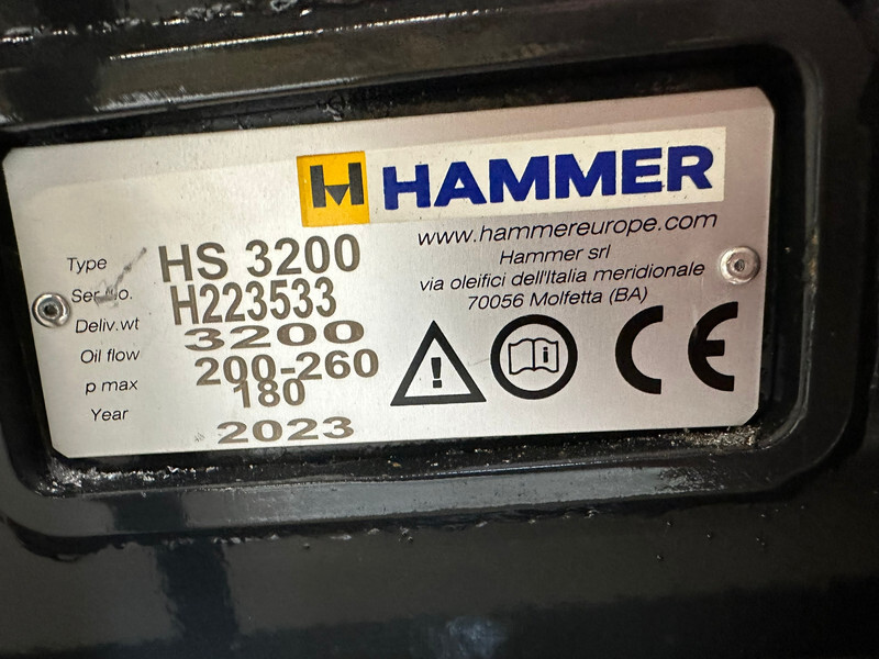New Hydraulic hammer Hammer HS3200: picture 7