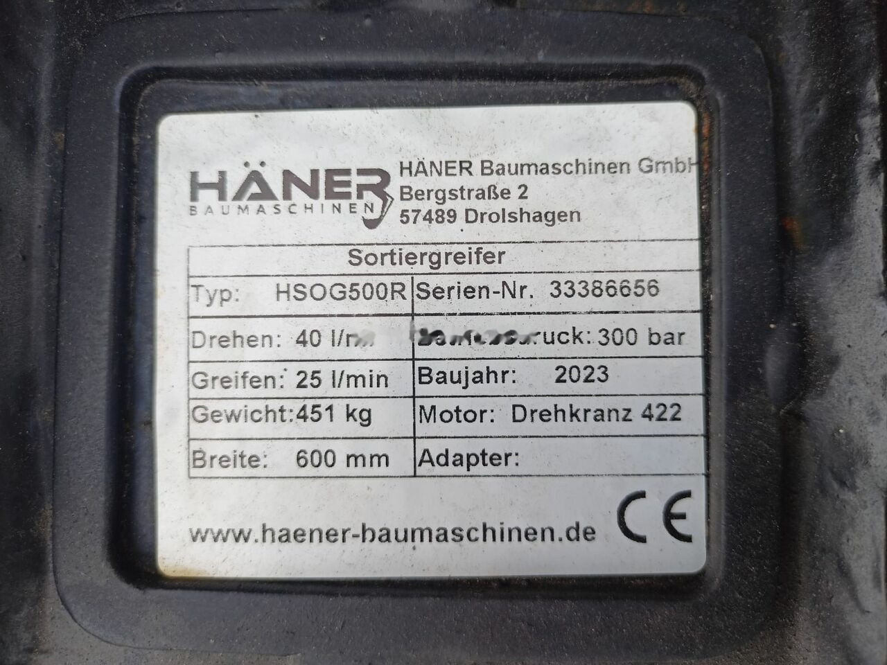 New Grapple for Construction machinery Häner Haner: picture 7