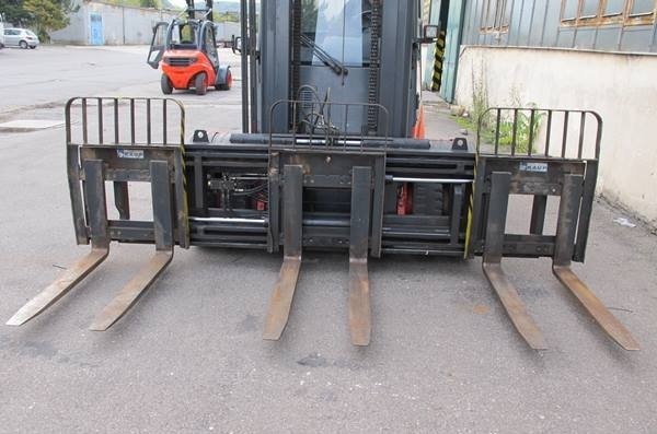 Kaup 3 pallet positioner with SS - Attachment for Material handling equipment: picture 1