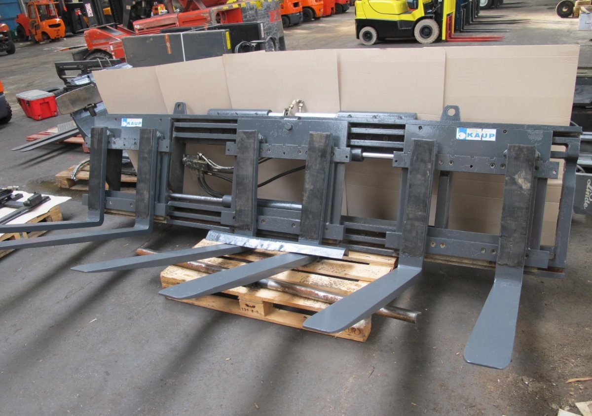 Kaup 3 pallet positioner with SS - Attachment for Material handling equipment: picture 2
