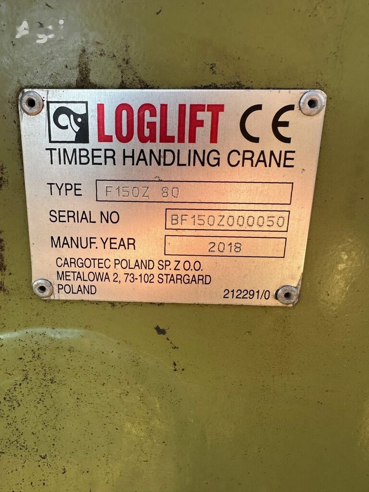 Loglift F 150 Z80 - Loader crane for Forestry equipment: picture 3