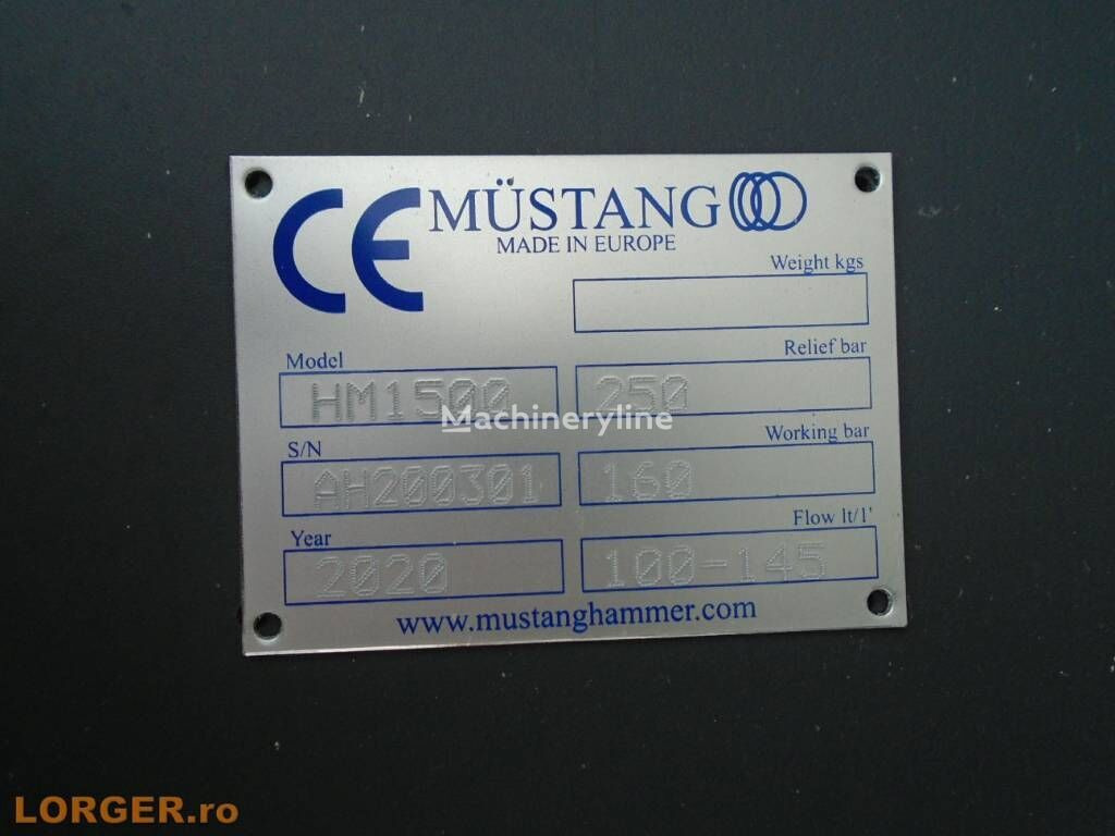 Mustang HM1500 - Hydraulic hammer: picture 5