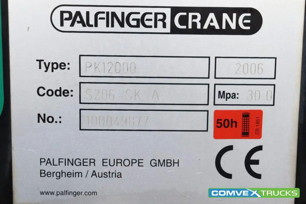 PALFINGER PK12000 KNUCKLE BOOM LOADER CRANE (2006) - Loader crane for Truck: picture 3