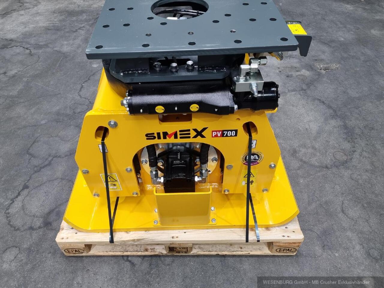 Simex Anbauverdichter PV700 inkl. Drehwerk Anbauklasse 12 - 25 t - Attachment, Vibratory plate for Excavator: picture 3