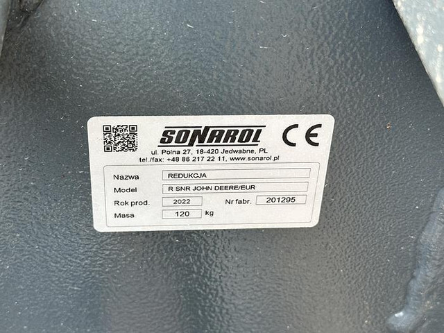 Sonarol John Deere Adapter pass. zu Euro Aufnahme - Attachment: picture 3