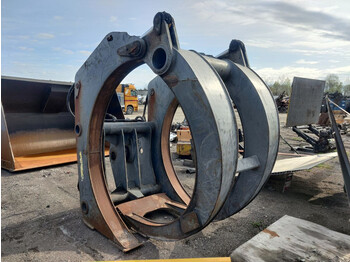 UFO VOLVO WHEEL LOADER TIMMERGRIP/LOG GRAPPLE/ HAARATS 3,1m2 - Grapple for Construction machinery: picture 1