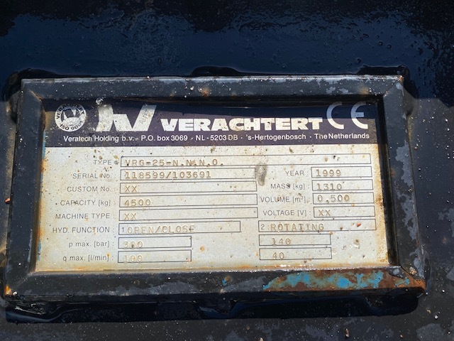 Verachtert VRG 25  - Grapple for Construction machinery: picture 5