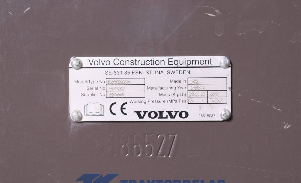 Volvo ECR 88 Redskapsfäste  - Quick coupler for Construction machinery: picture 4