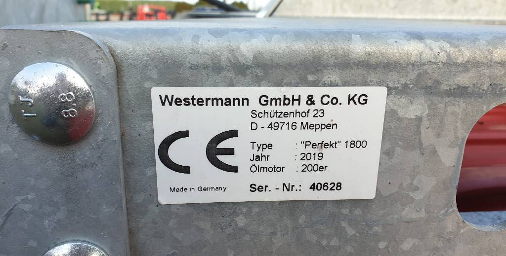 Westermann veegmachine Perfekt 1800 veegmachine  - Broom for Agricultural machinery: picture 5