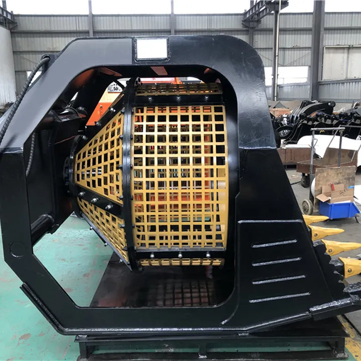 XCMG official excavator crushing bucket rotory sieve bucket for excavator - Bucket for Excavator: picture 4