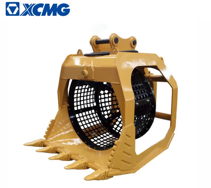 XCMG official excavator crushing bucket rotory sieve bucket for excavator - Bucket for Excavator: picture 2