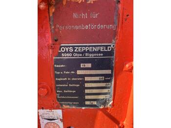 Winch Zeppenfeld K 74  Lastentransportwinde: picture 1