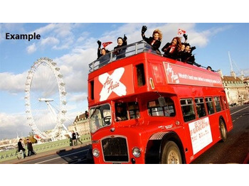 British Bus Tourist City Sightseeing open top traditional & modern London bu - Double-decker bus: picture 1