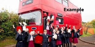 British Bus mobile EDUCATIONAL traditional & modern London buses available! - Double-decker bus: picture 1