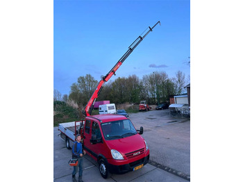 Iveco Daily 65 65C18D 6 persons-automatic-Fassi F50 crane- remote controle- 2 x  - Open body delivery van, Combi van: picture 1