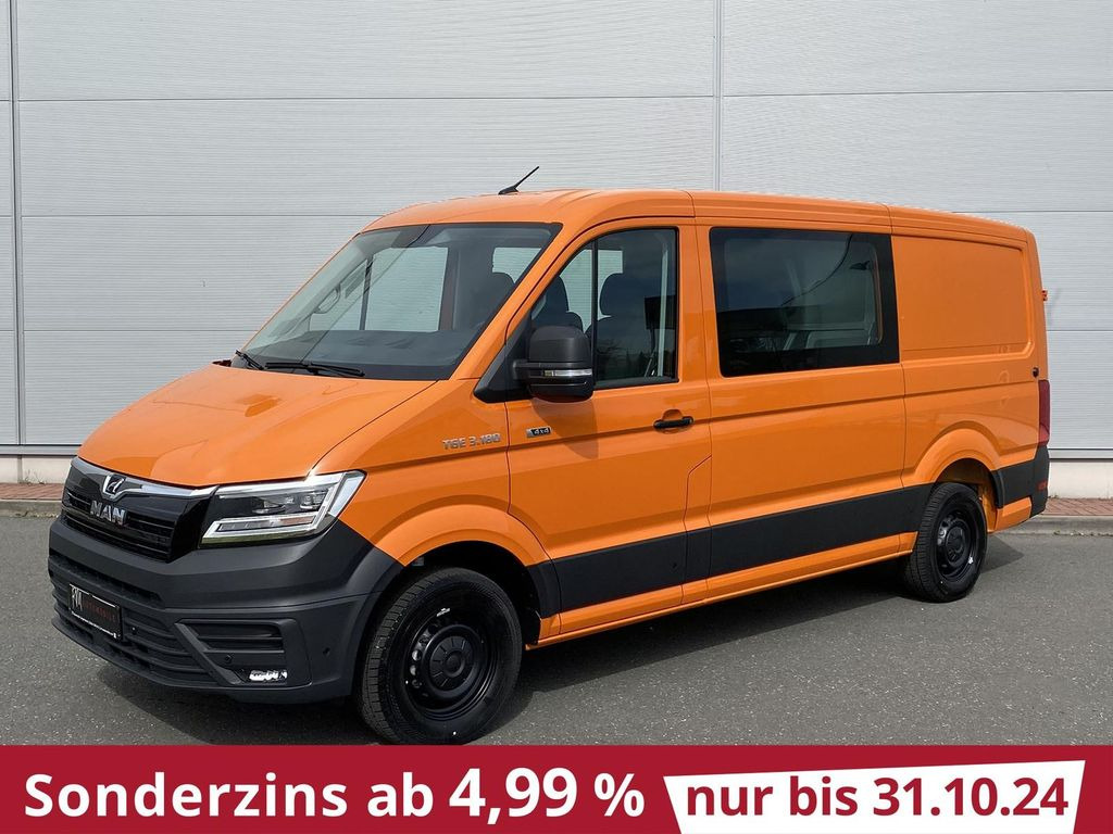 Panel van MAN TGE 3.180 L3H2 MIXTO 4x4 AUTOM ACC NAVI SITZHZ from Germany 57134 EUR for sale ID 8363434