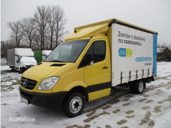 Box van MERCEDES-BENZ Mercedes-Benz Sprinter kontener winda Dautel 750kg Firana: picture 1