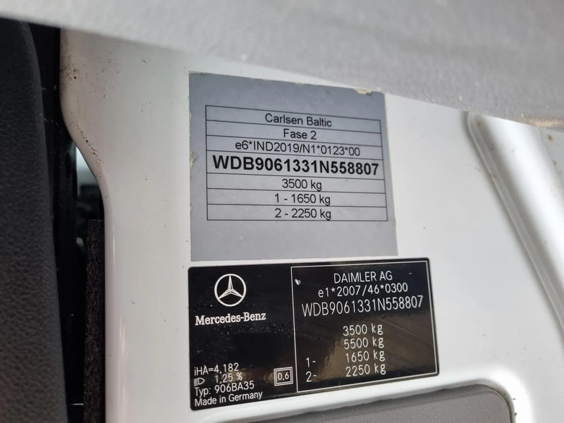 Refrigerated van Mercedes-Benz Sprinter 313 CDI 5+5 Turen ICE -40C Carlsen Baltic EURO 5 EIS: picture 8