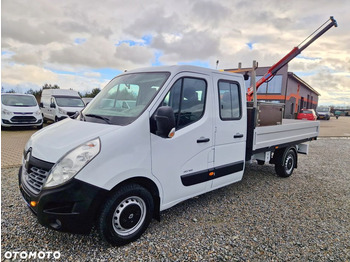 Renault MASTER 2,3 DCI 165 KONNA DOKA BRYGADÓWKA 6 OSOBOWA HDS HIAB MAXI LIFT 990 KG 3,3M SKRZYNIA KLIMA WEBASTO 176T/KM PRZEBIEGU GWARANCJA - Combi van: picture 1