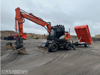 2019 Hitachi ZX145W-6 Hjulgraver - Gravemaskin - Med tilhenger - Excavator: picture 1