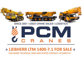 All terrain crane Liebherr LTM 1400-7.1