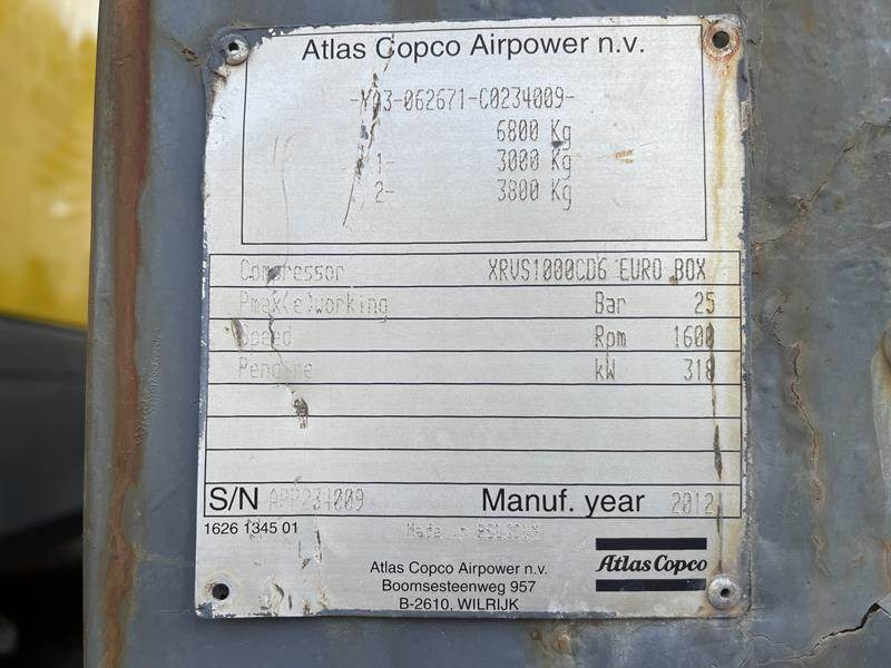 Atlas-Copco XRVS 476 / 1000 CD - N - Air compressor: picture 2