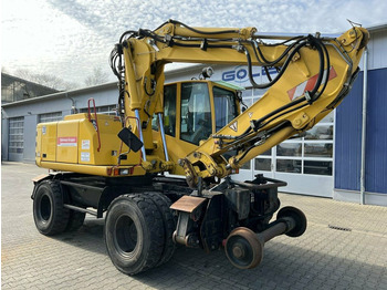 Atlas TEREX Zweiwegebagger 1604 ZW 23 Ton mit Pratzen  - Wheel excavator: picture 1